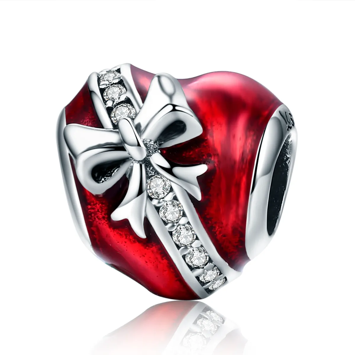 Pandora Style Silver Charm, Valentine's Day Love Gift - SCC741