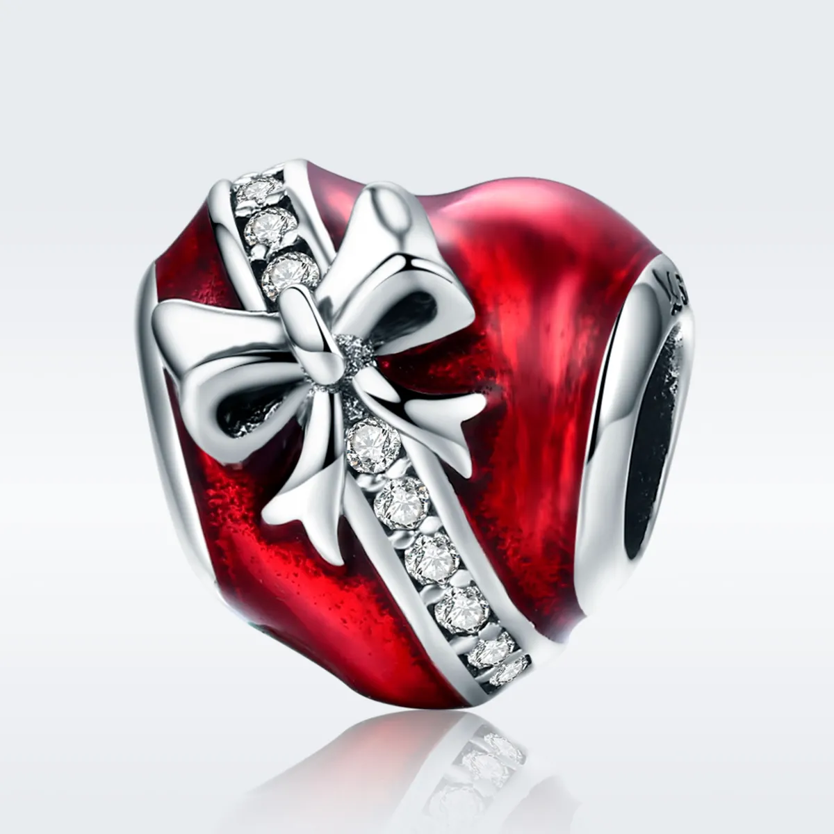 Pandora Style Silver Charm, Valentine's Day Love Gift - SCC741