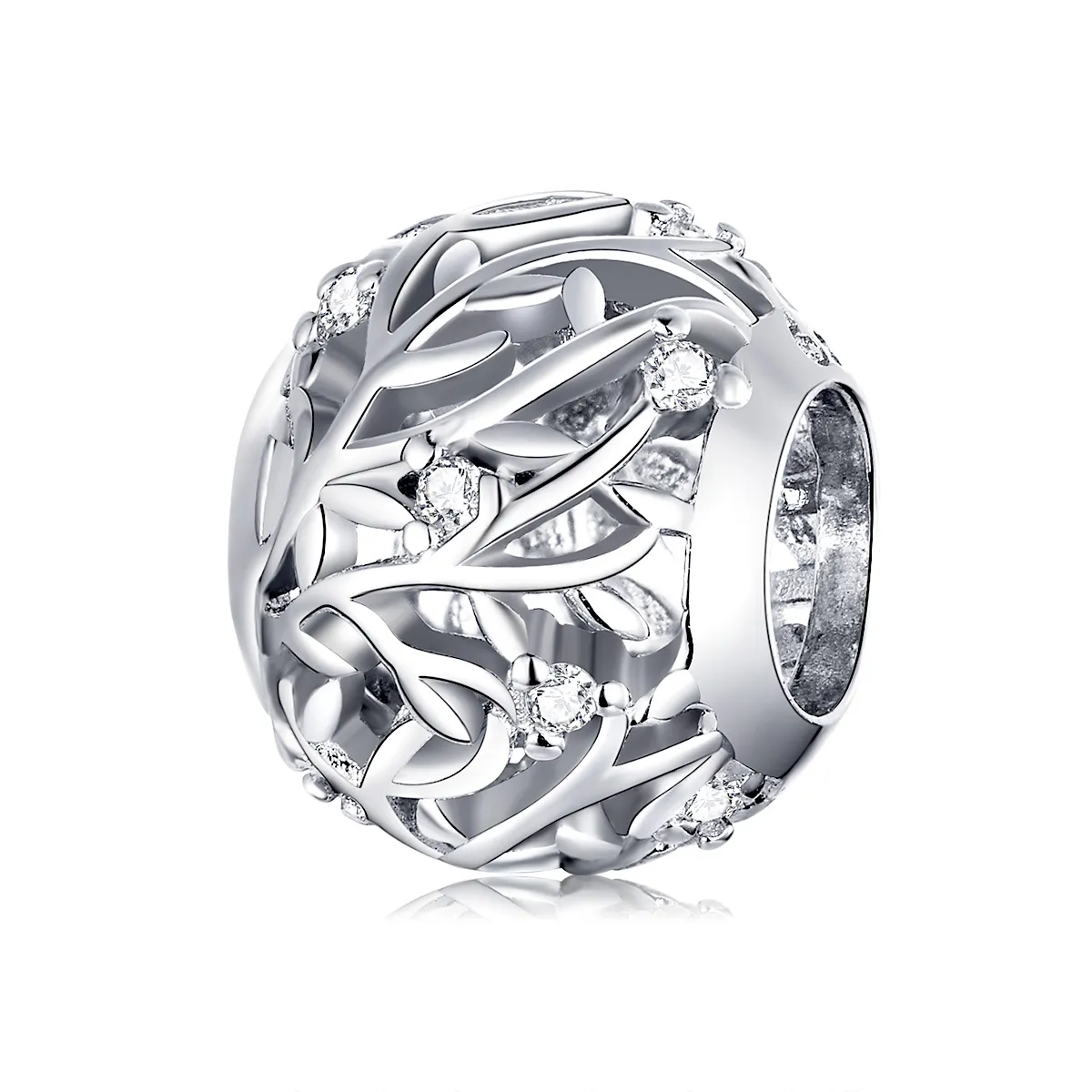 Pandora Style Silver Charm, Vine - BSC256