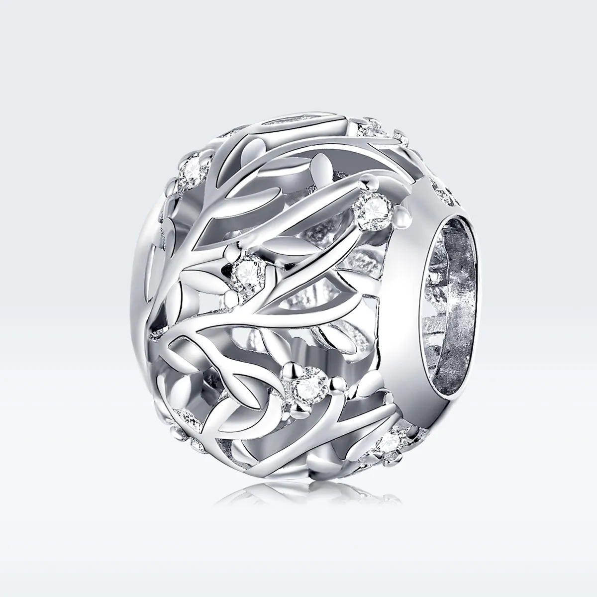 Pandora Style Silver Charm, Vine - BSC256