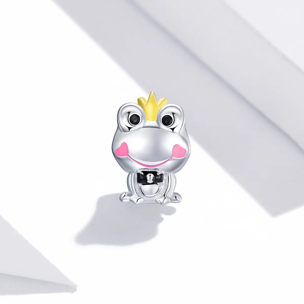 Two Tone Pandora Style Charm, Gentle Frog - SCC1769