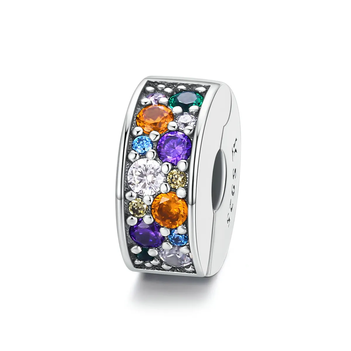 Pandora Style Silver Charm, Colorful Garden - SCC1609