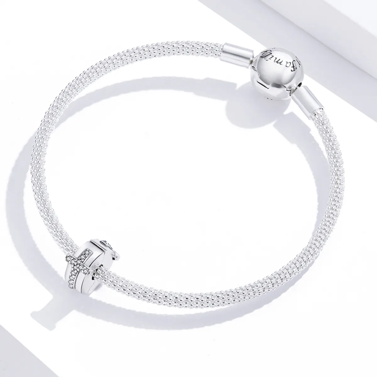 Pandora Style Silver Charm, Cross - SCC1497