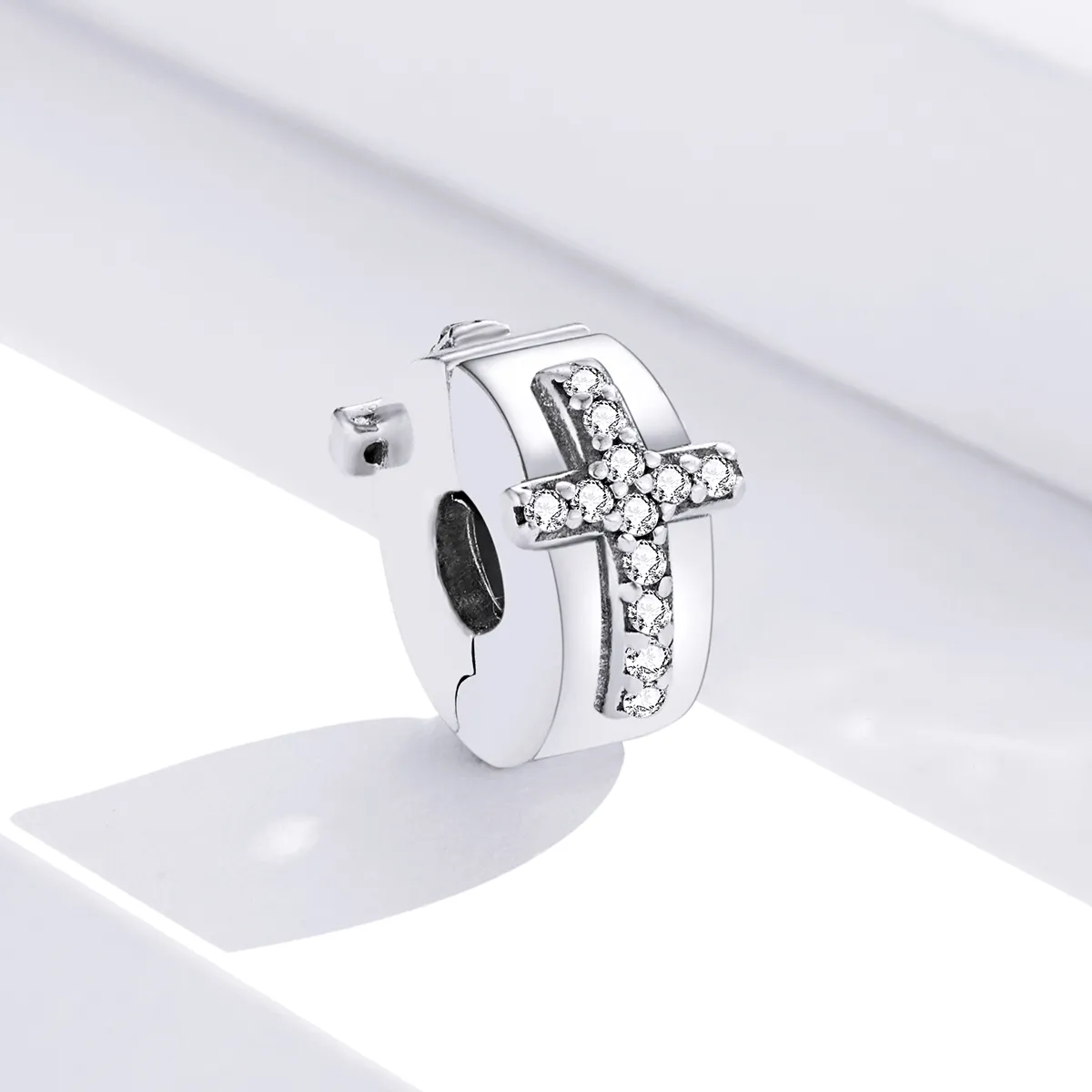 Pandora Style Silver Charm, Cross - SCC1497