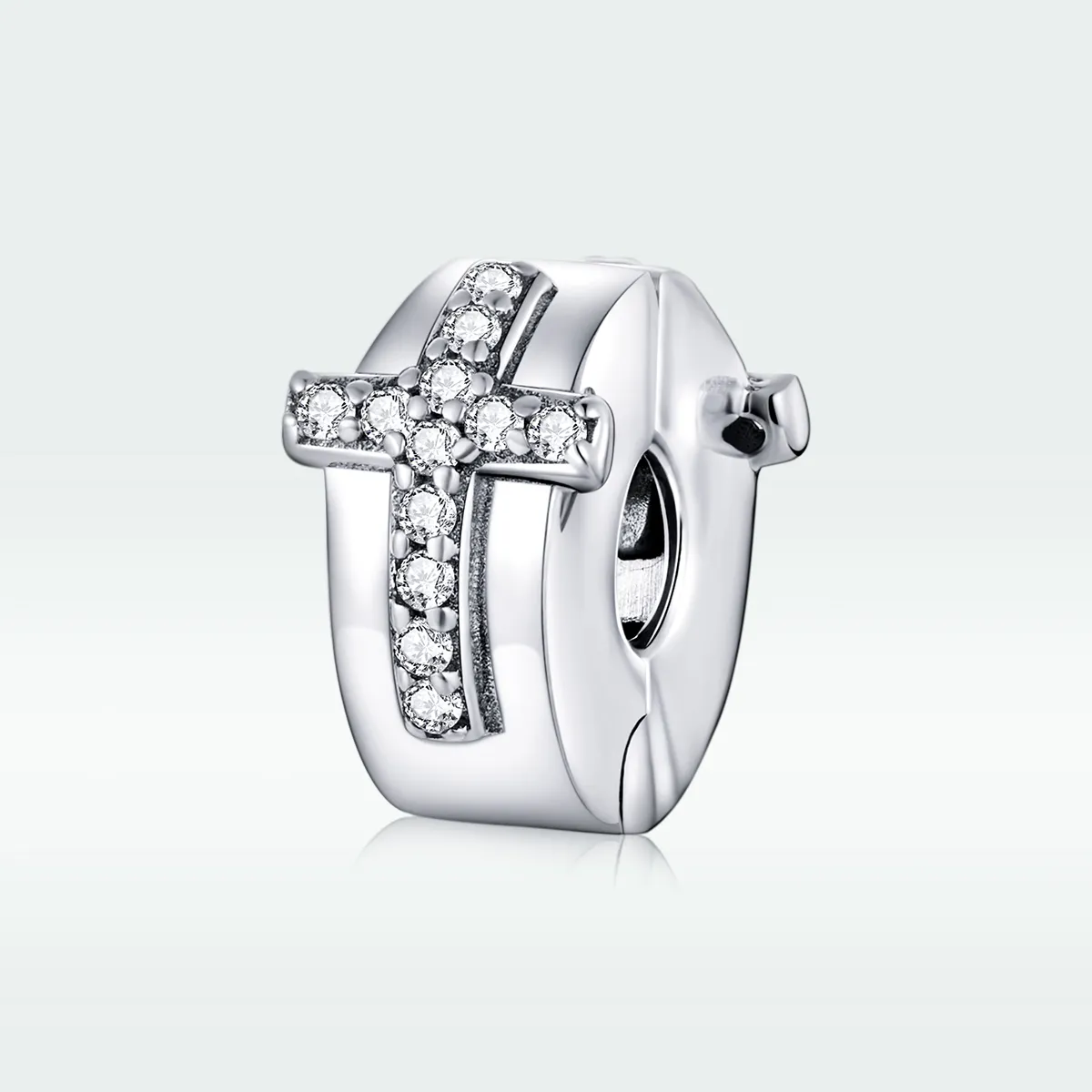 Pandora Style Silver Charm, Cross - SCC1497