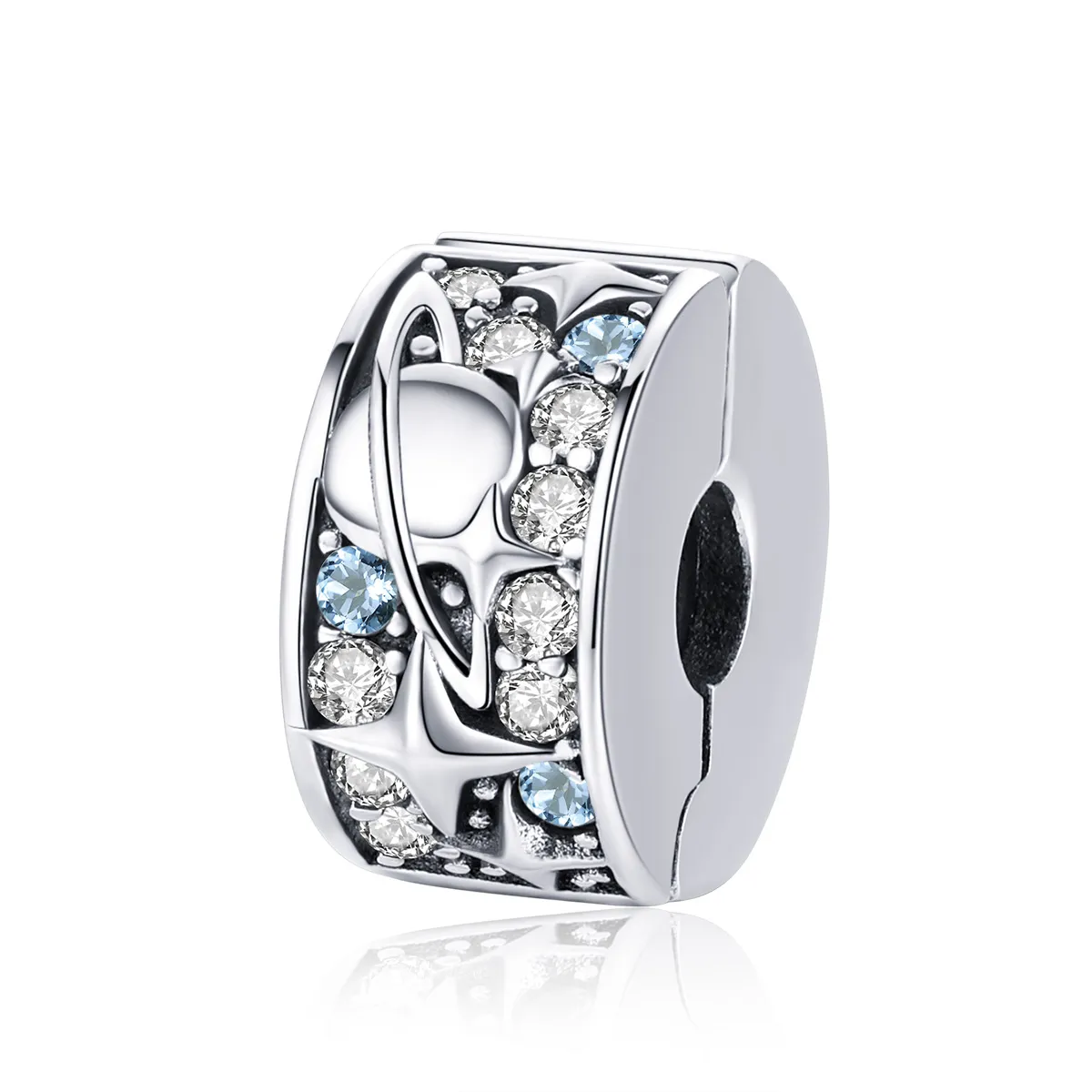 Pandora Style Silver Charm, Planet - SCC985