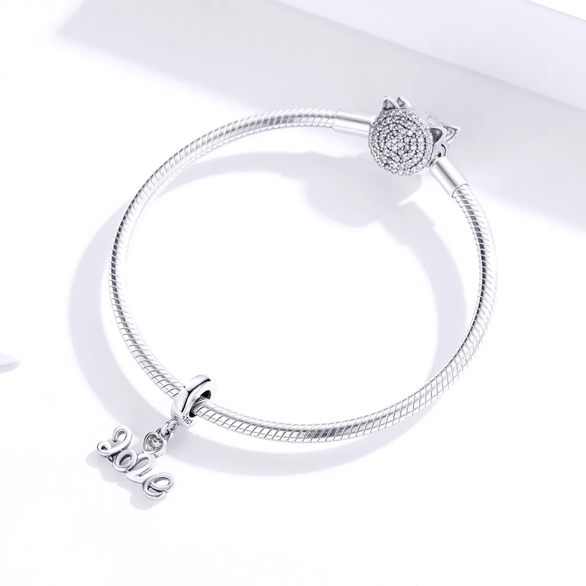 Pandora Style Silver Bangle Charm, Anniversary 2020 - SCC1354