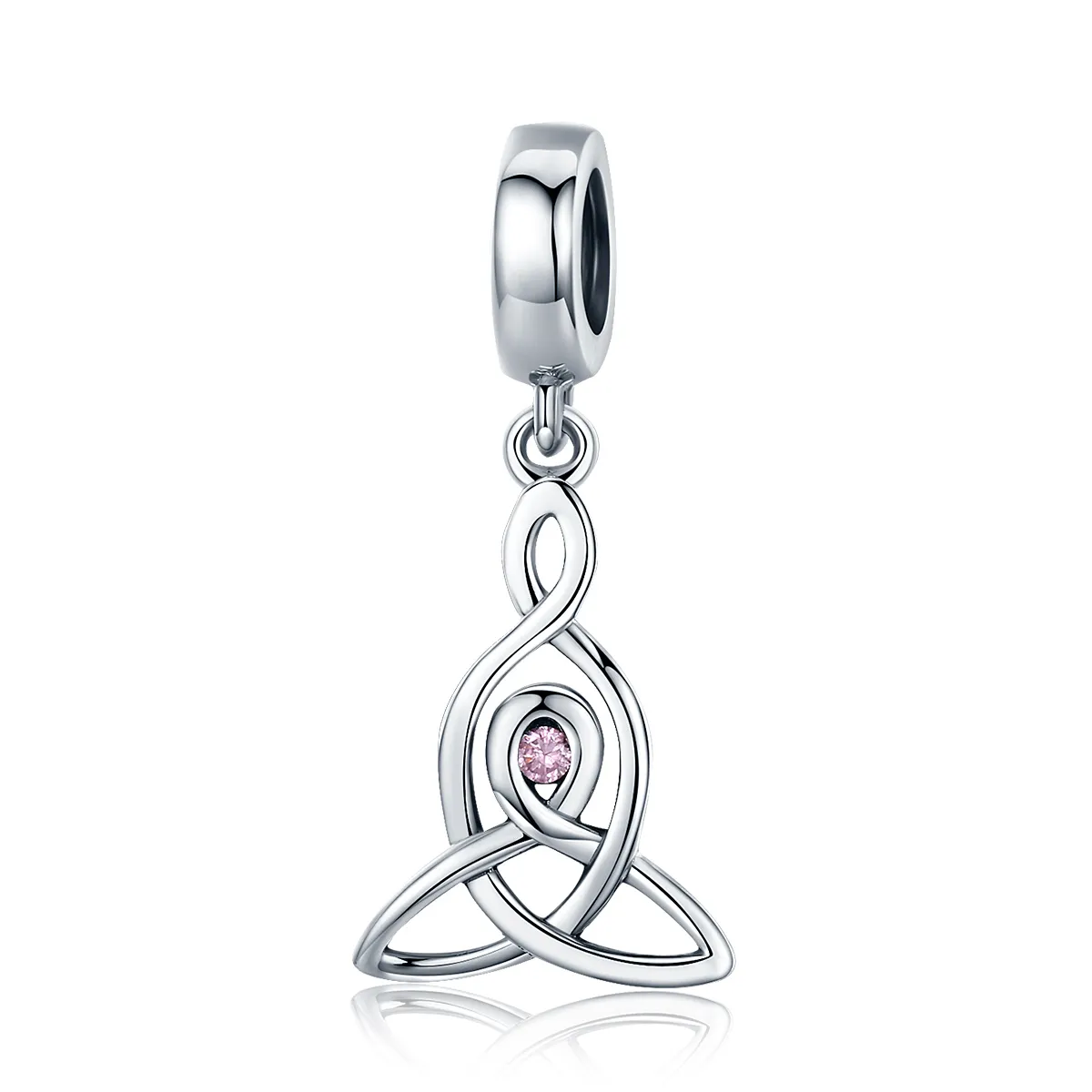 Pandora Style Silver Bangle Charm, Holy Guarding - SCC423