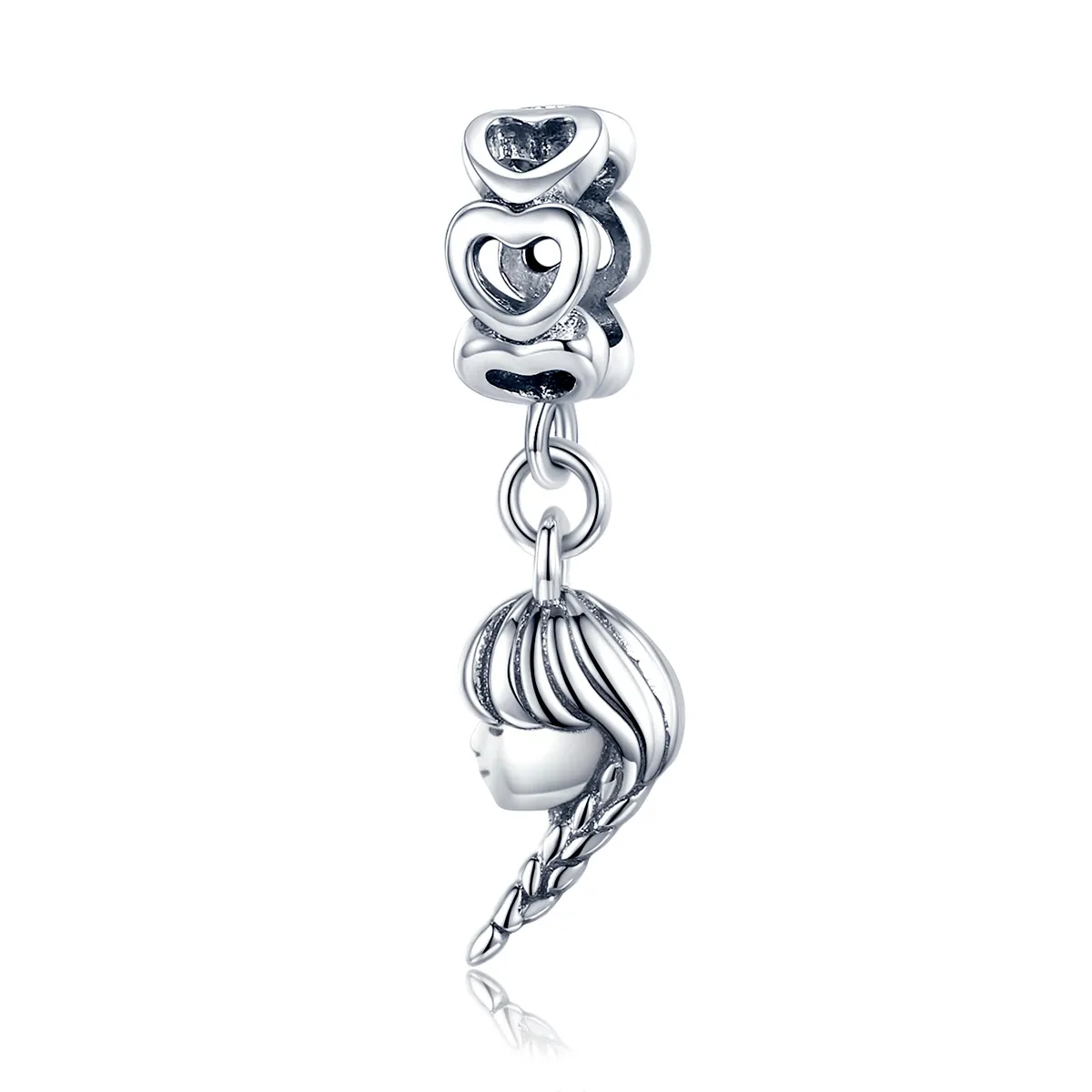 Pandora Style Silver Bangle Charm, Mother and Daughter - BSC276