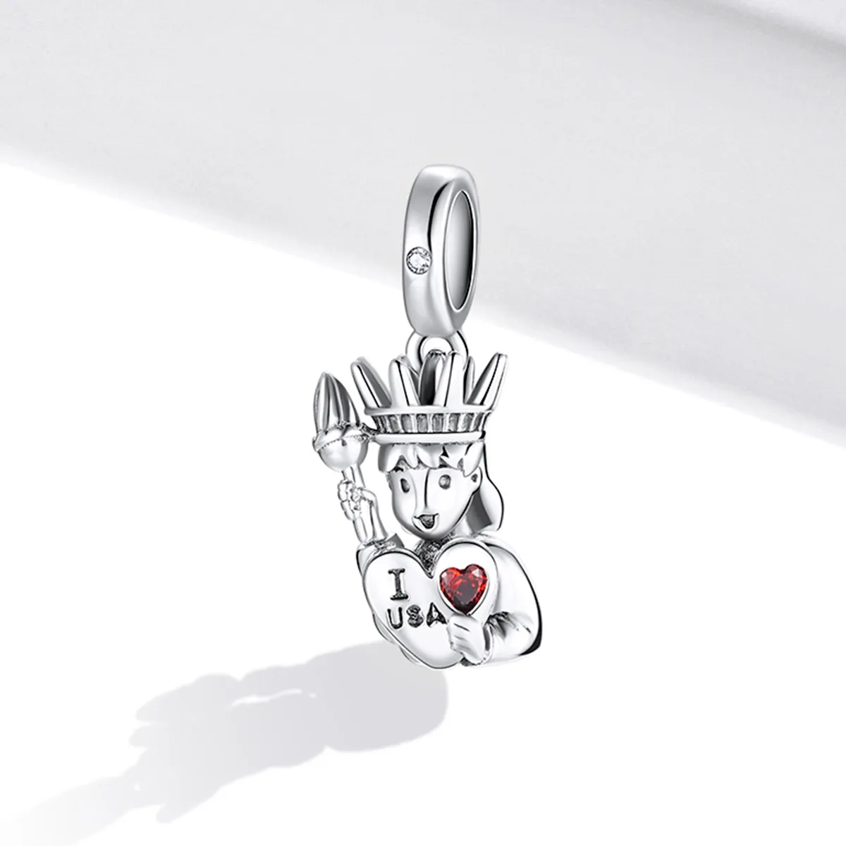 Pandora Style Silver Bangle Charm - SCC1883