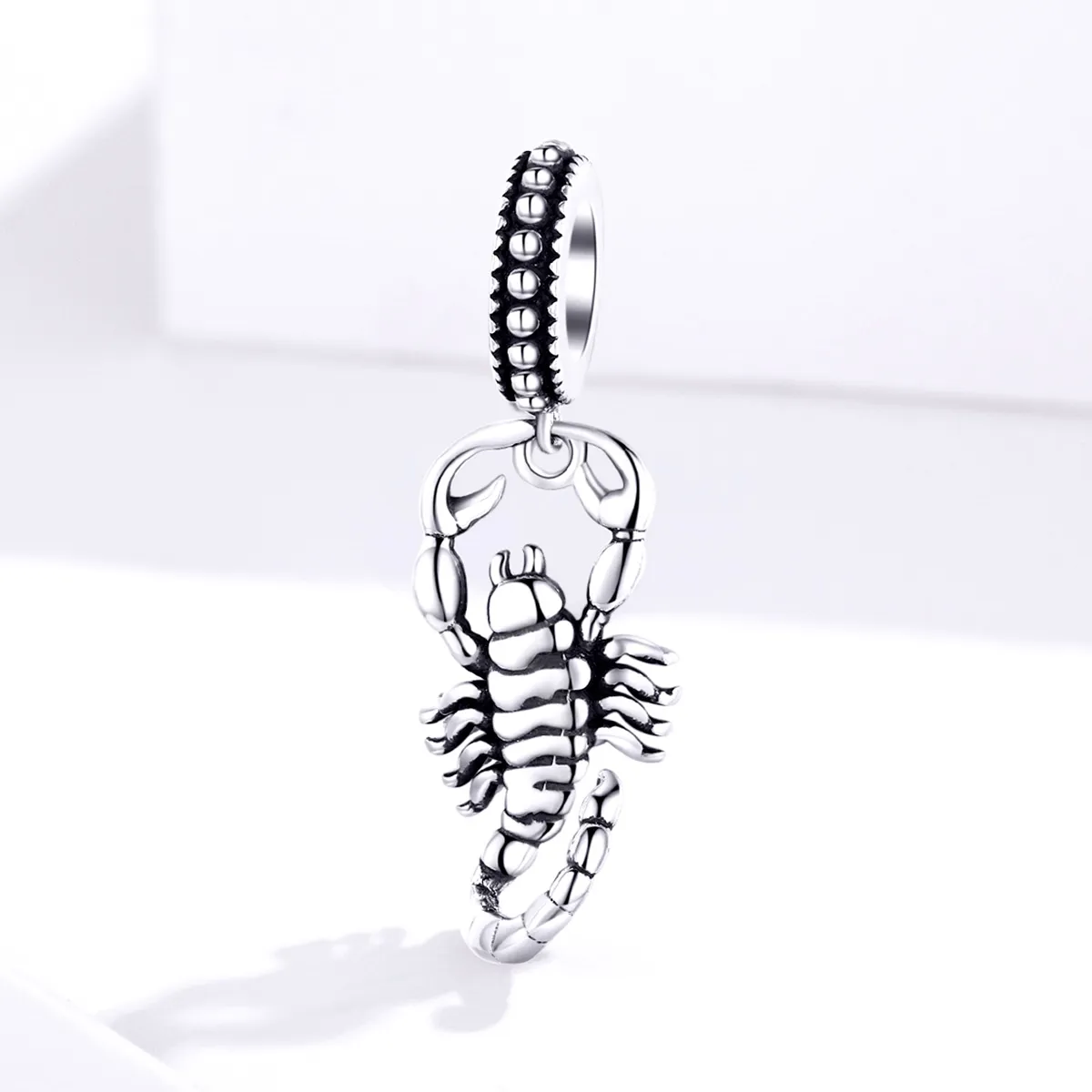 Pandora Style Silver Bangle Charm, Scorpio - SCC1329