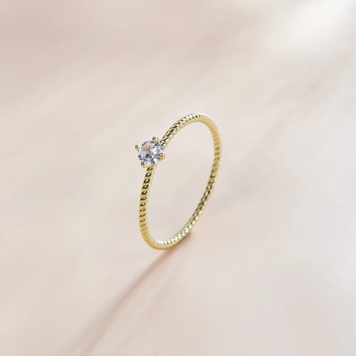 Pandora Style 18ct Gold Plated Ring, Timeless - SCR716