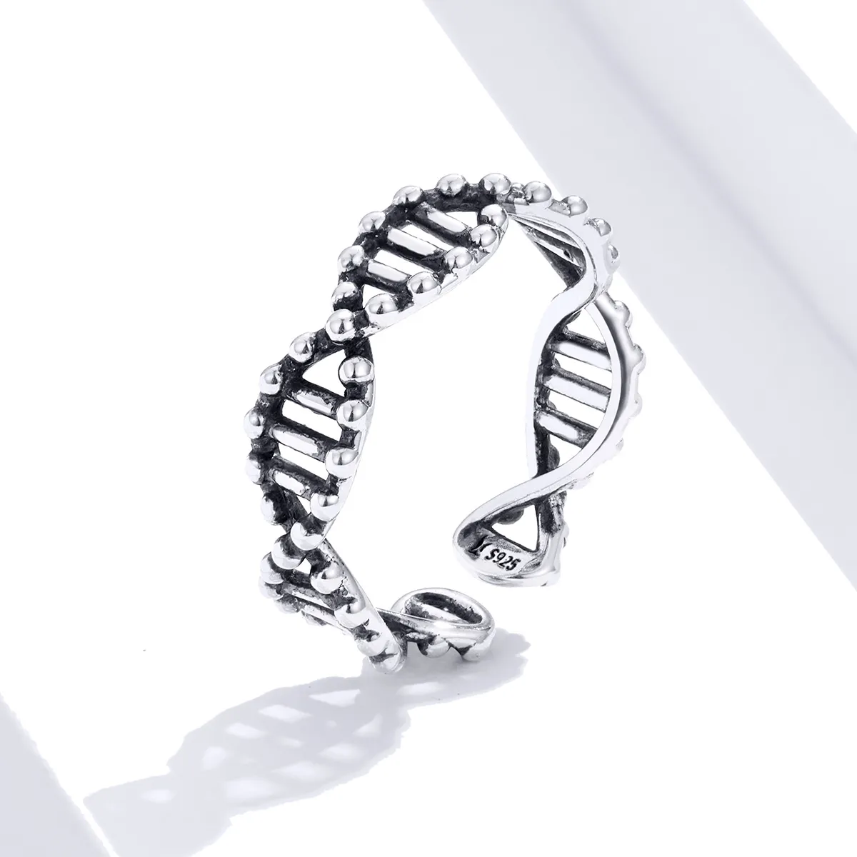 Pandora Style Silver Open Ring, Dna - SCR643