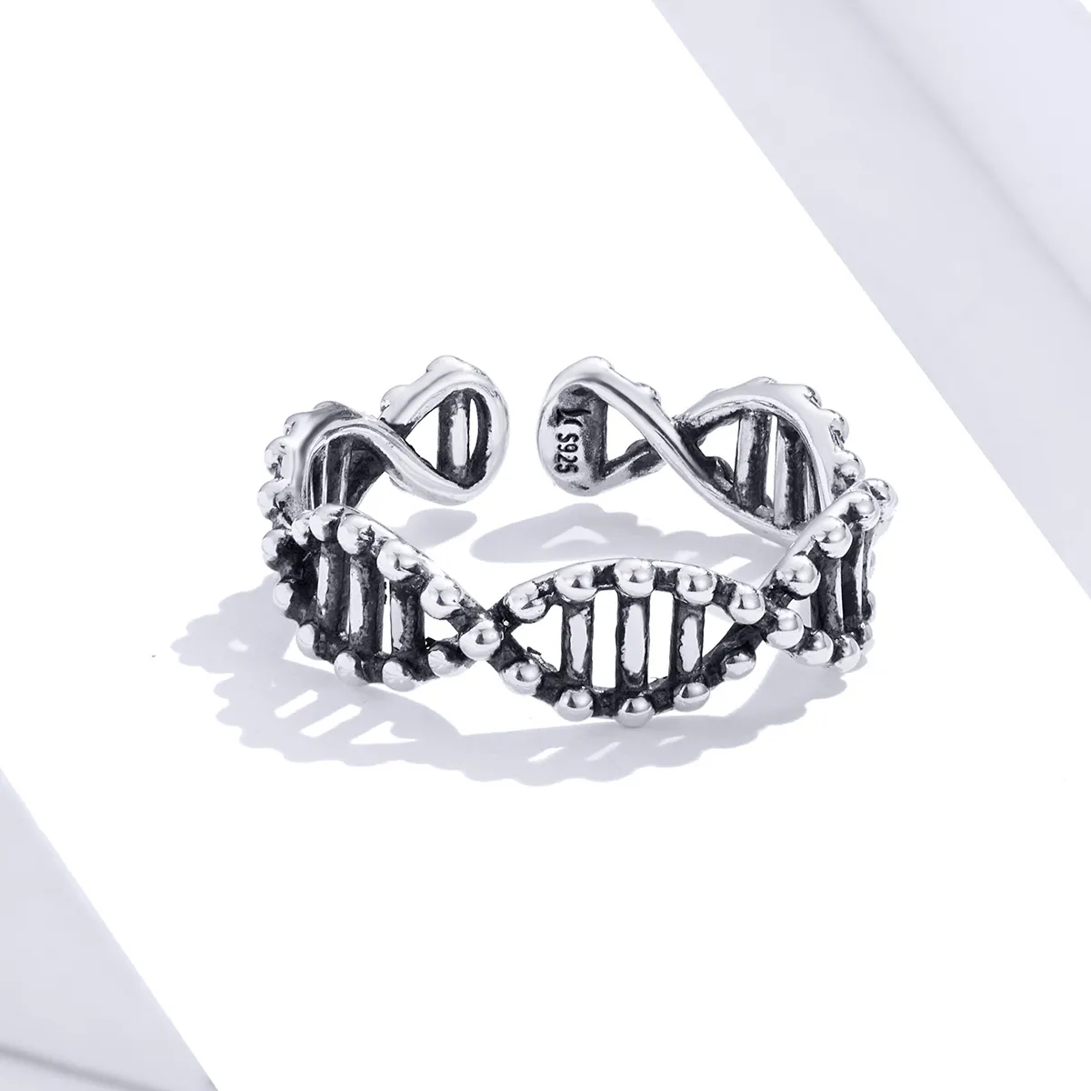 Pandora Style Silver Open Ring, Dna - SCR643