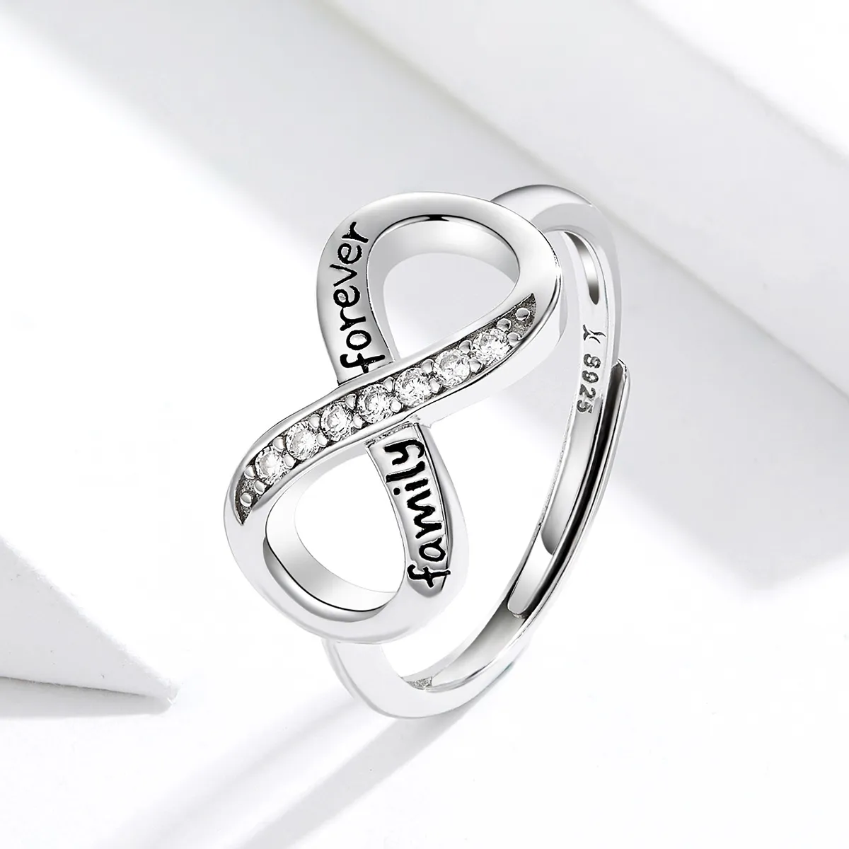 Pandora Style Silver Open Ring, Endless Love - SCR579