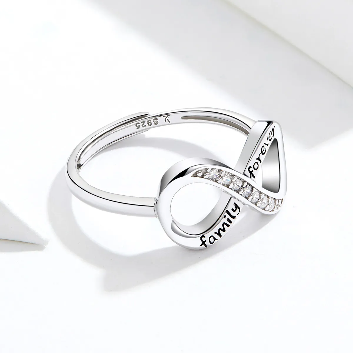 Pandora Style Silver Open Ring, Endless Love - SCR579