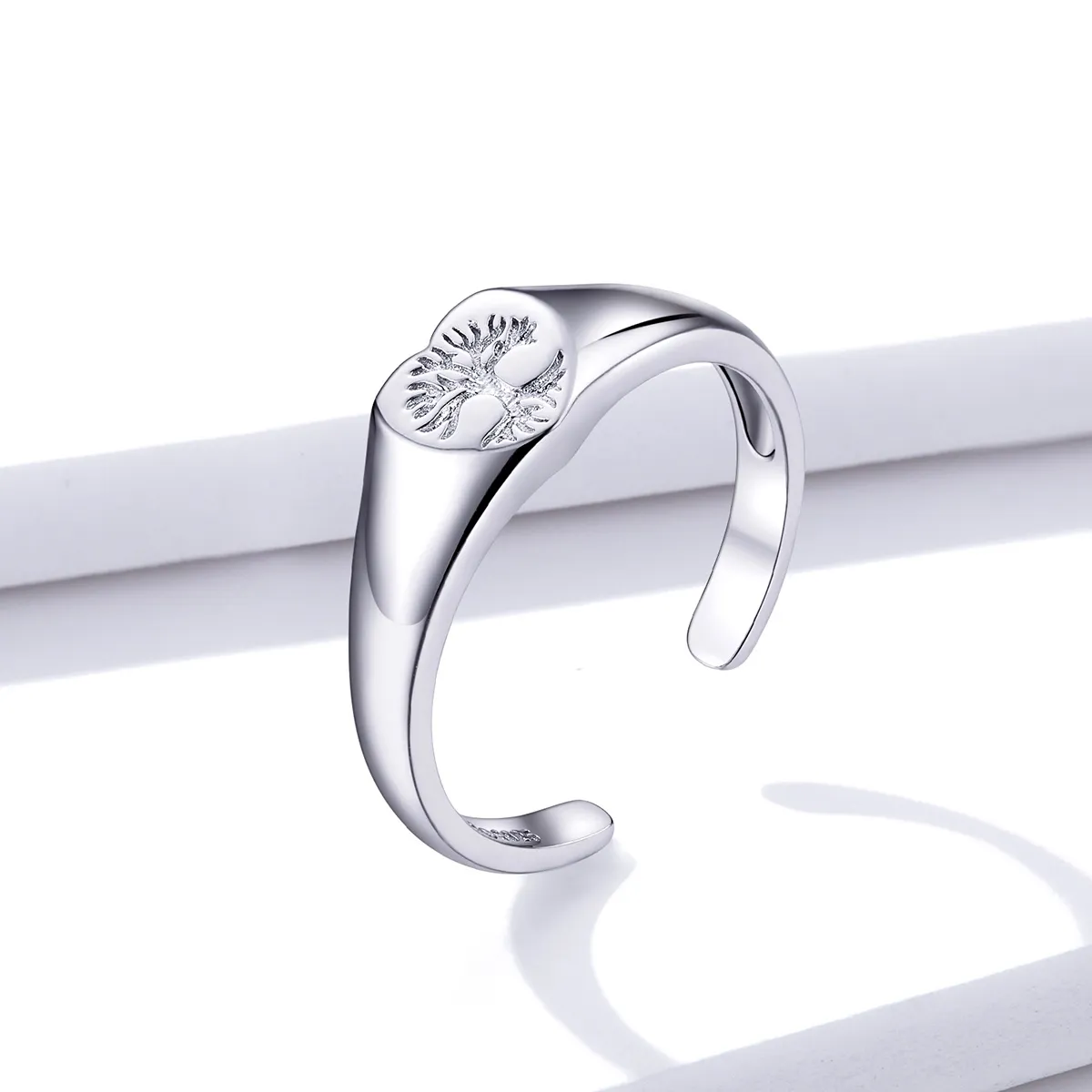 Pandora Style Silver Open Ring, Tree of Life - BSR122