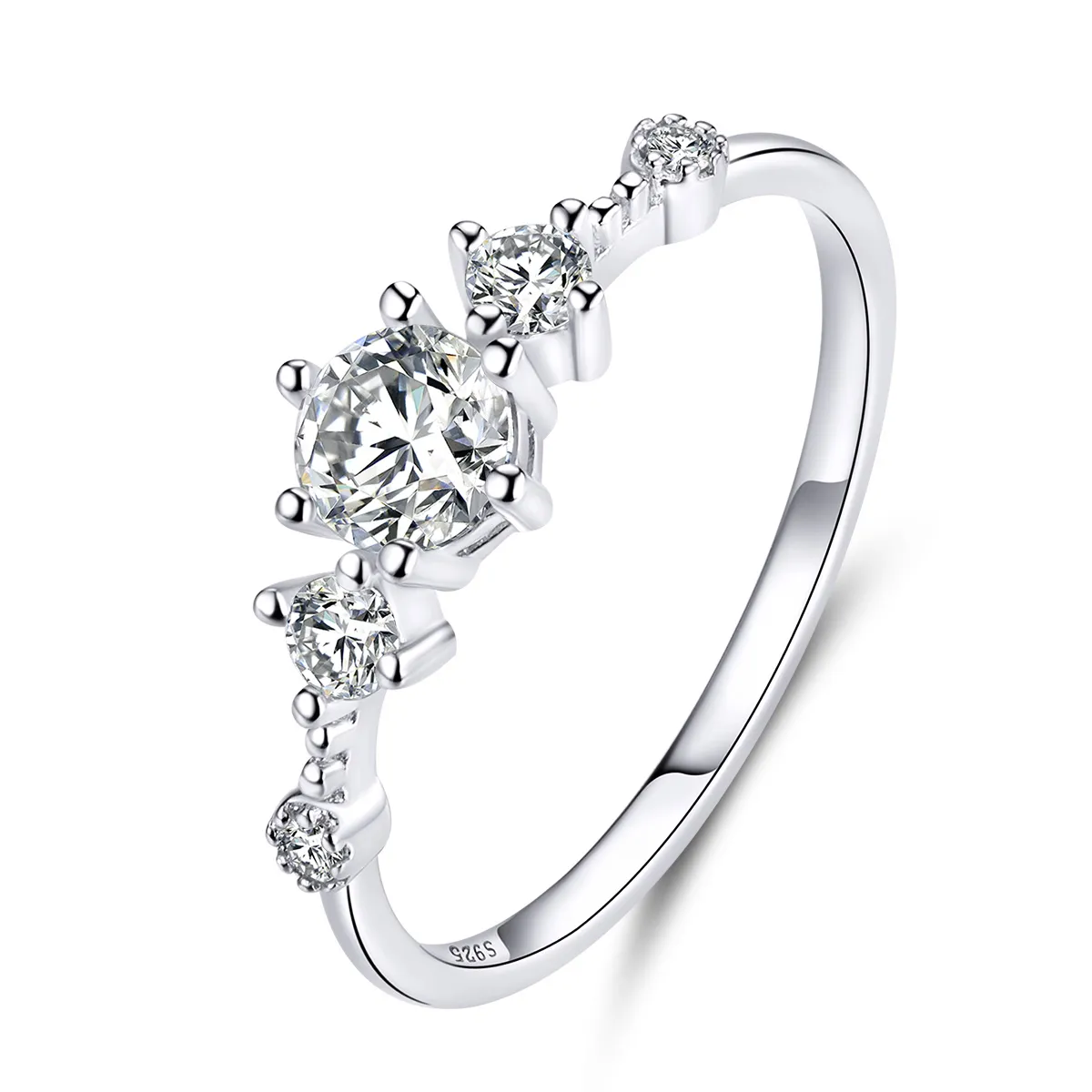 Pandora Style Silver Ring, Cherise - SCR568