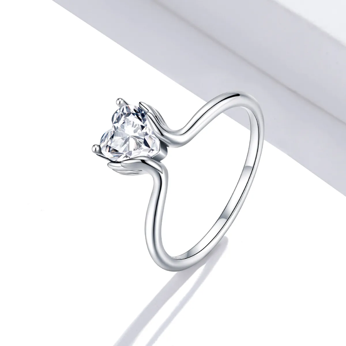 Pandora Style Silver Ring, Engagements - SCR729