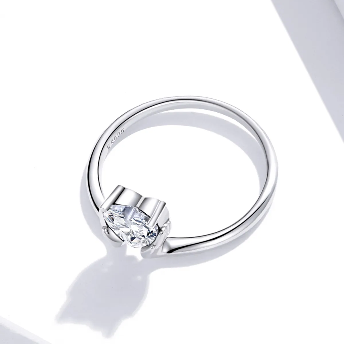 Pandora Style Silver Ring, Engagements - SCR729