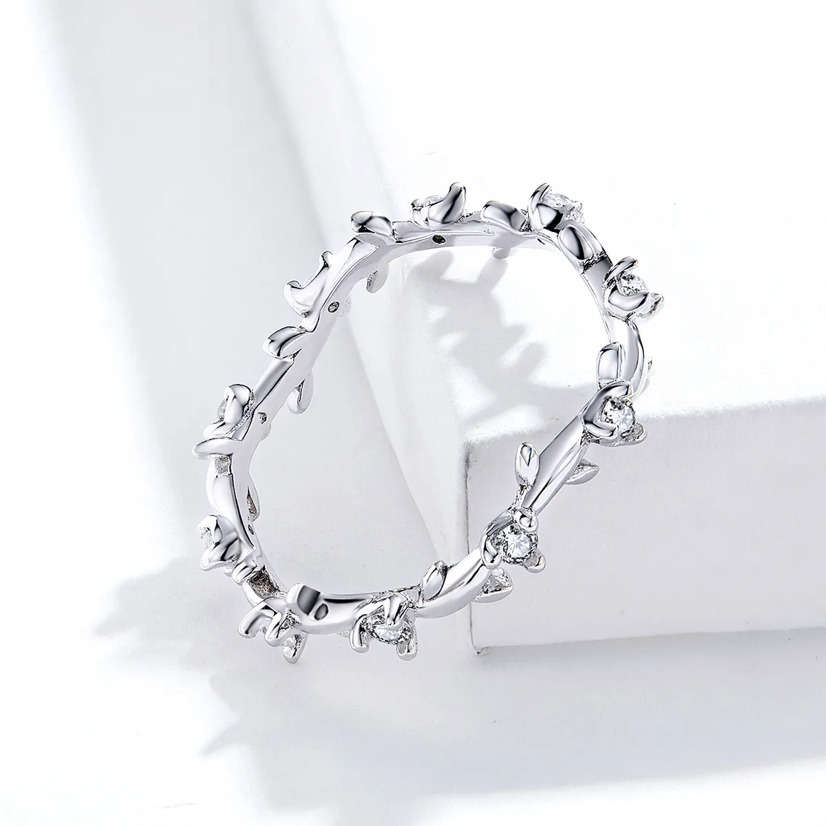 Pandora Style Silver Ring, Flower Crown - SCR625