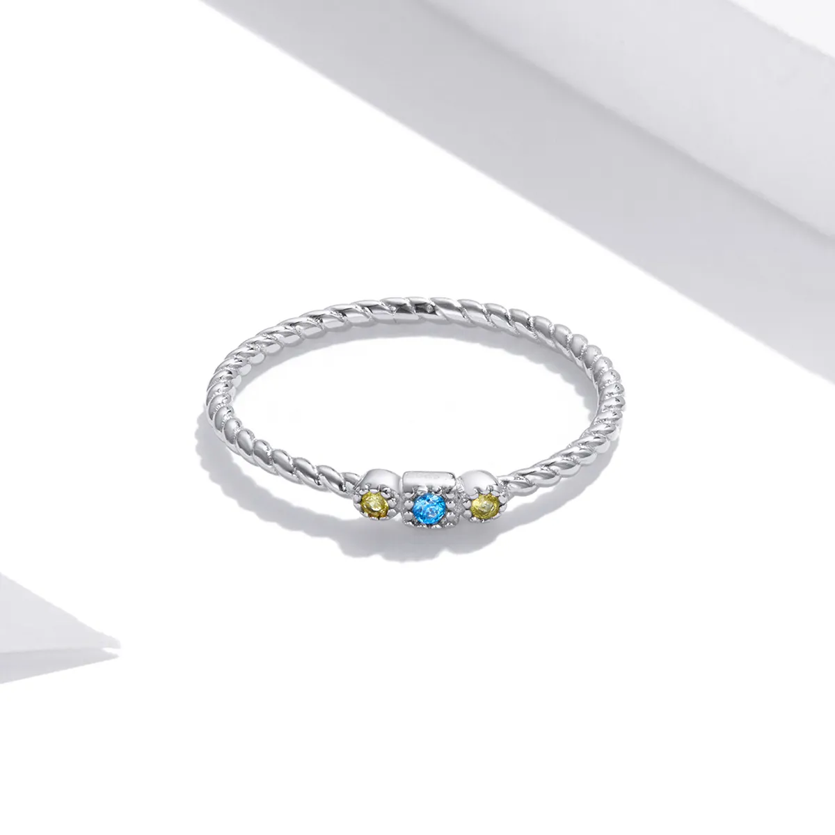 Pandora Style Silver Ring, Love of Rainbow - SCR721