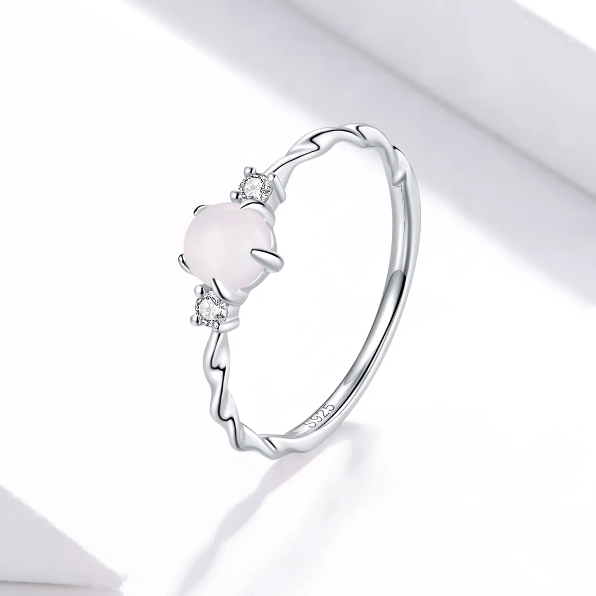 Pandora Style Silver Ring, Pear - SCR689