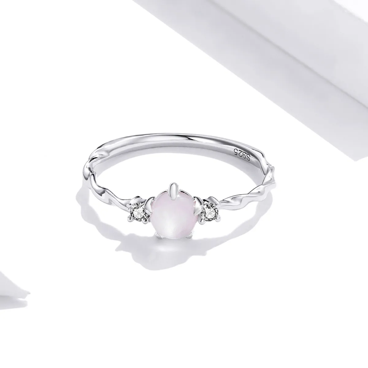 Pandora Style Silver Ring, Pear - SCR689