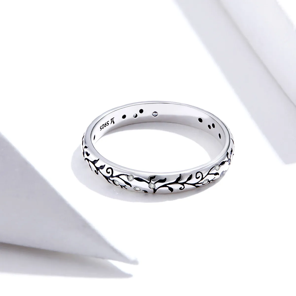 Pandora Style Silver Ring, Vintage Vine - SCR659