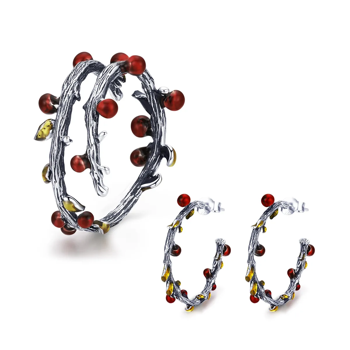 Pandora Style Set, Bicolor Color of Autumn - SET005