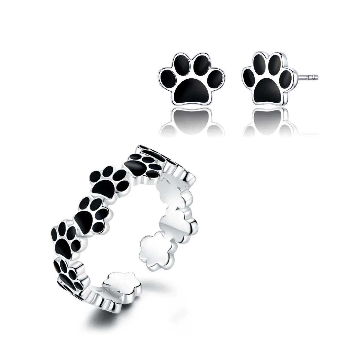 Pandora Style Set, Bicolor Footprint - SET013