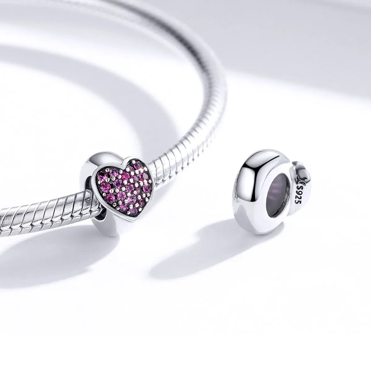 Pandora Style Silver Spacer Charm, Love - SCC1336