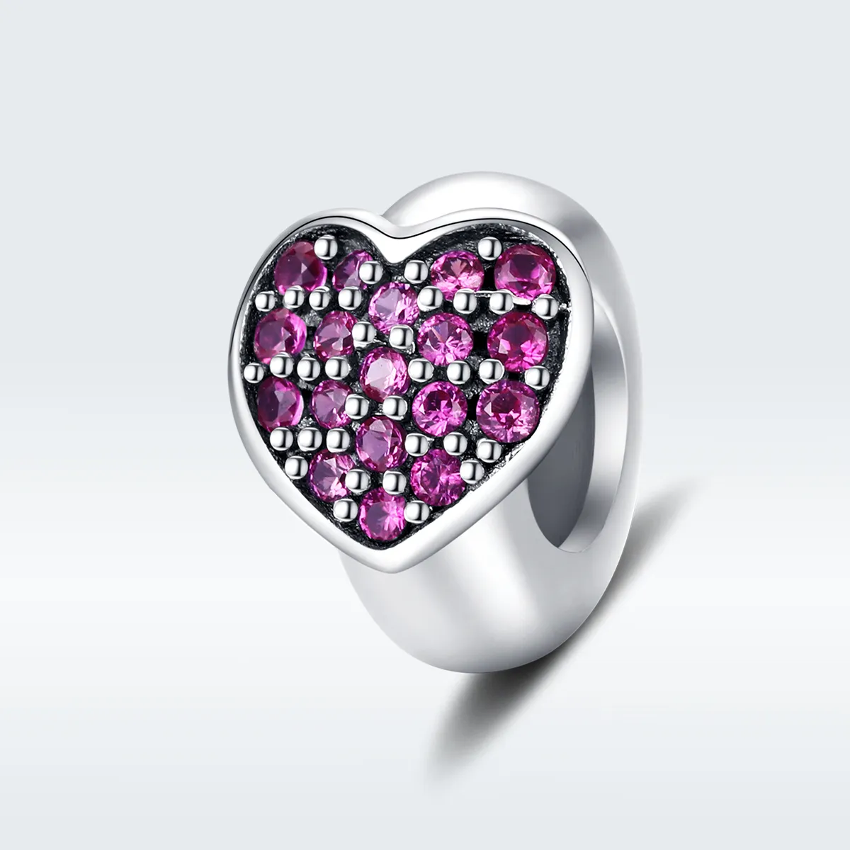 Pandora Style Silver Spacer Charm, Love - SCC1336