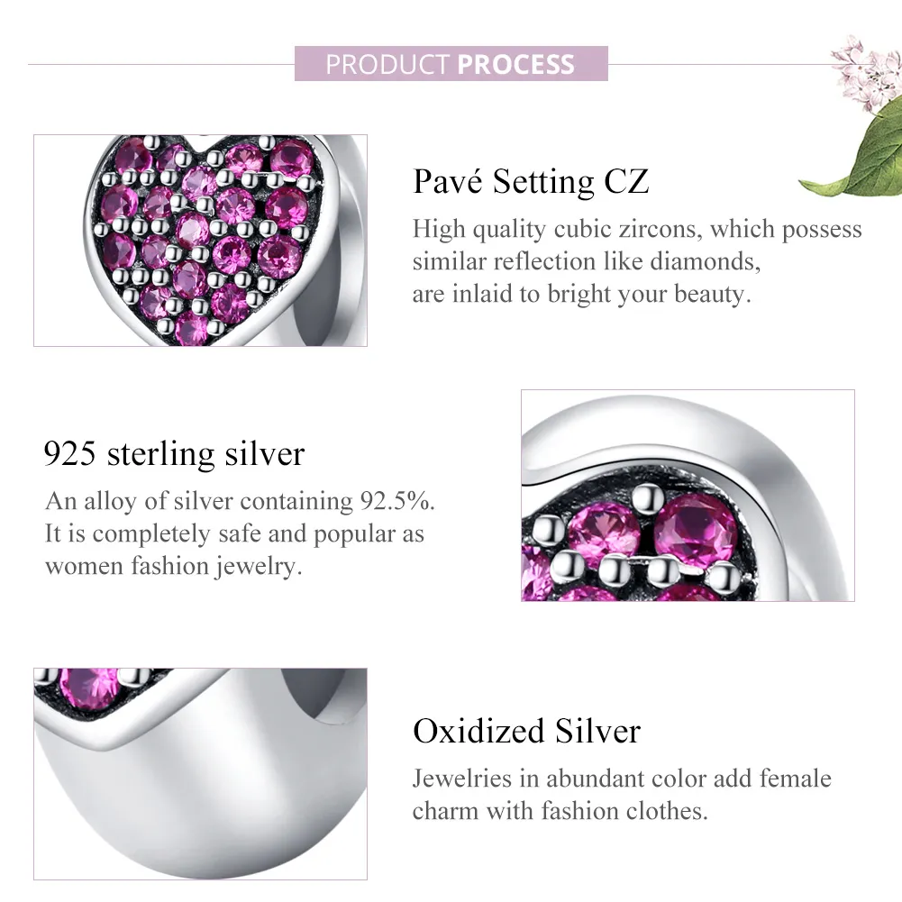 Pandora Style Silver Spacer Charm, Love - SCC1336