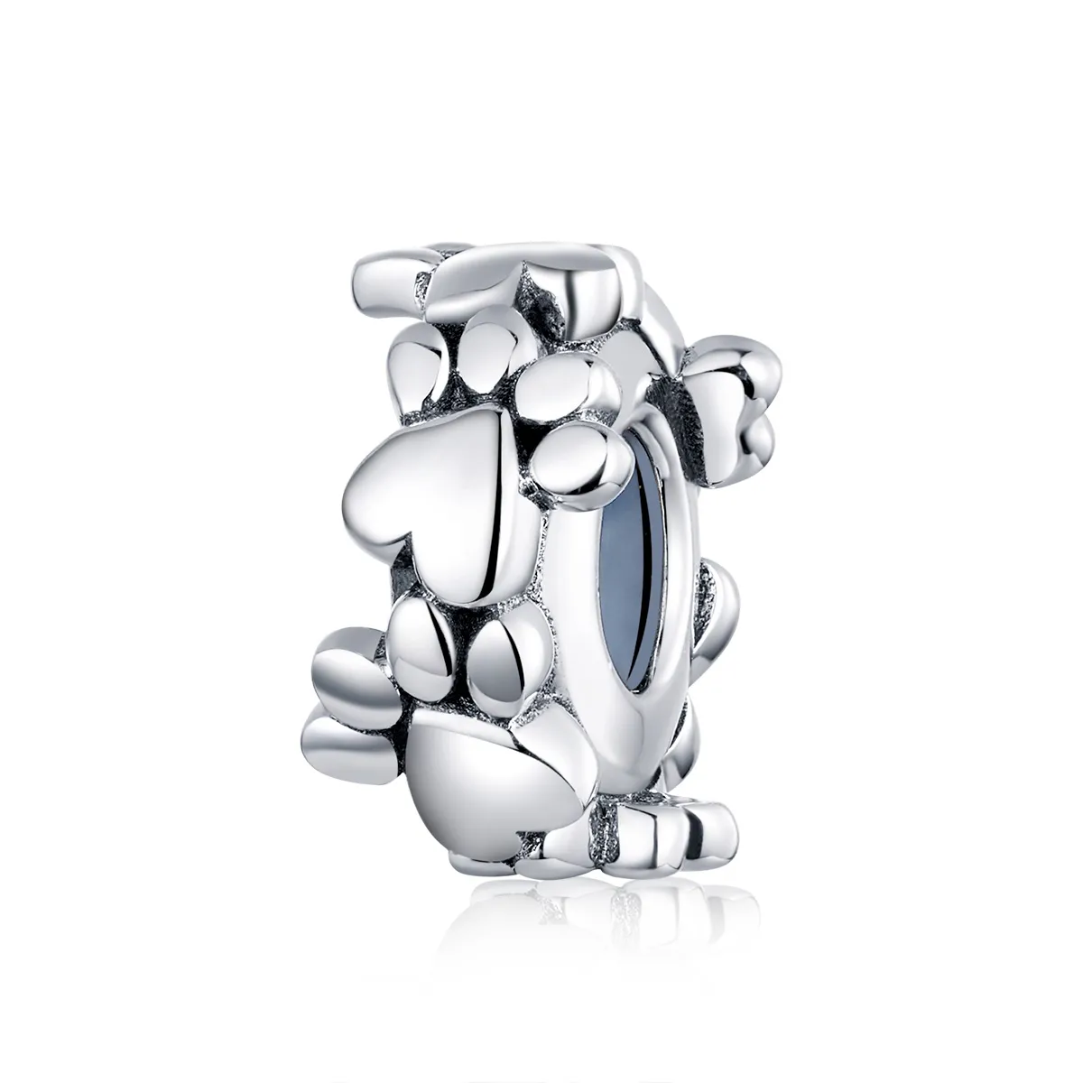 Pandora Style Silver Spacer Charm, Sweet Hearts - SCC1504