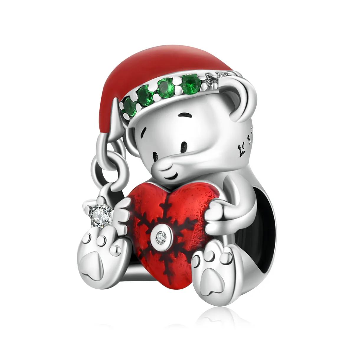 PANDORA Style Christmas Bear Charm - SCC2035