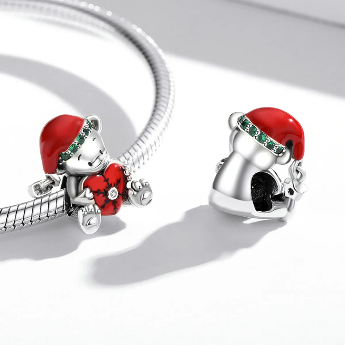 PANDORA Style Christmas Bear Charm - SCC2035