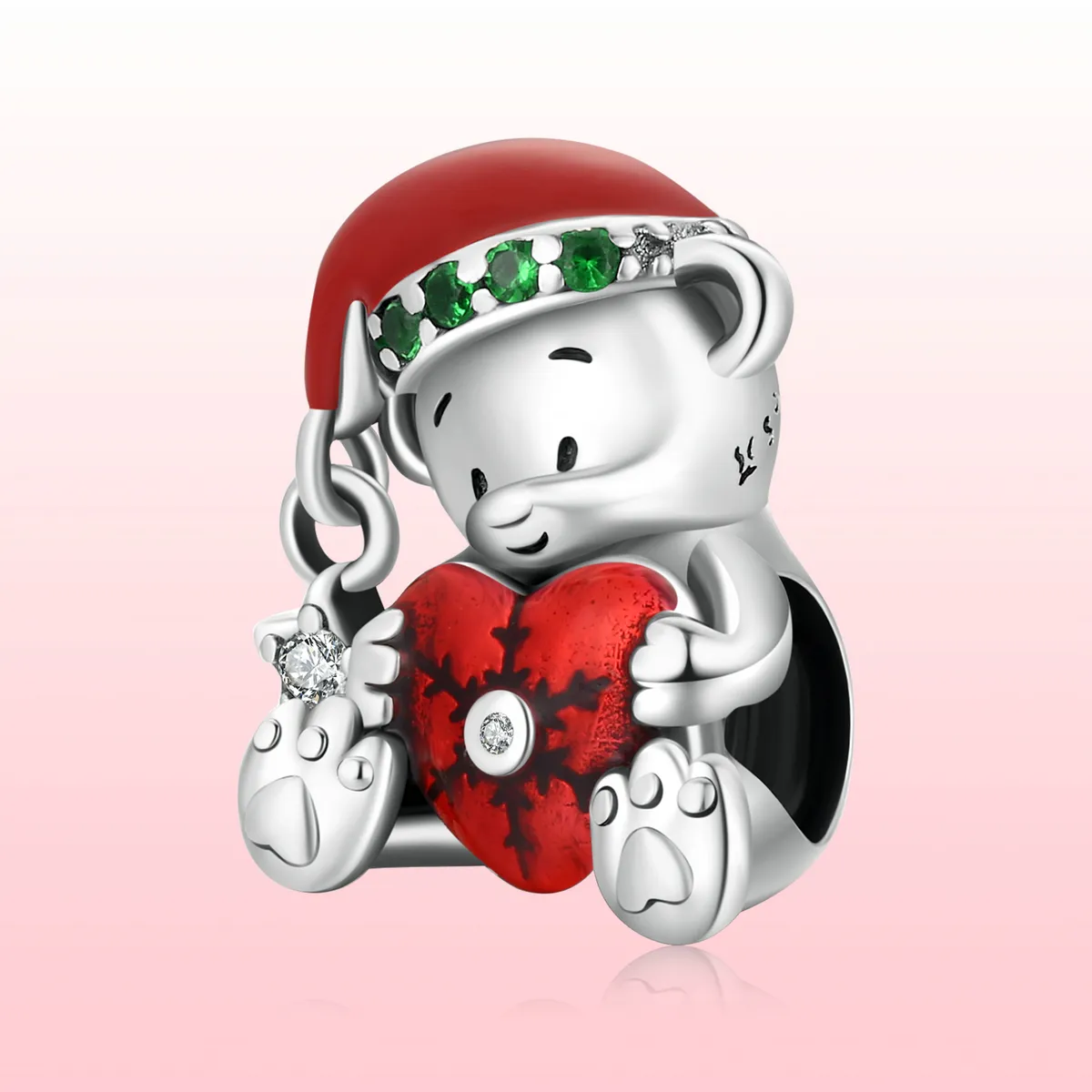 PANDORA Style Christmas Bear Charm - SCC2035