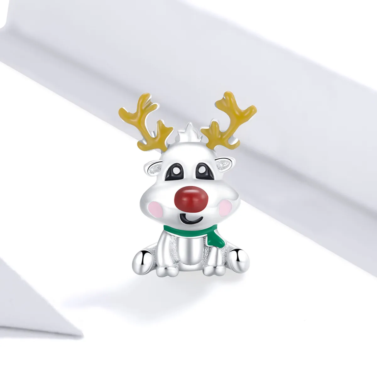 PANDORA Style Christmas Reindeer Charm - BSC375