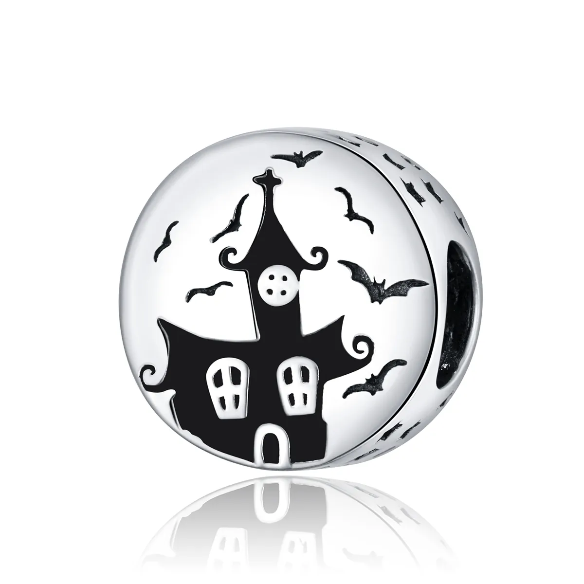 pandora style ghost castle charm scc1615