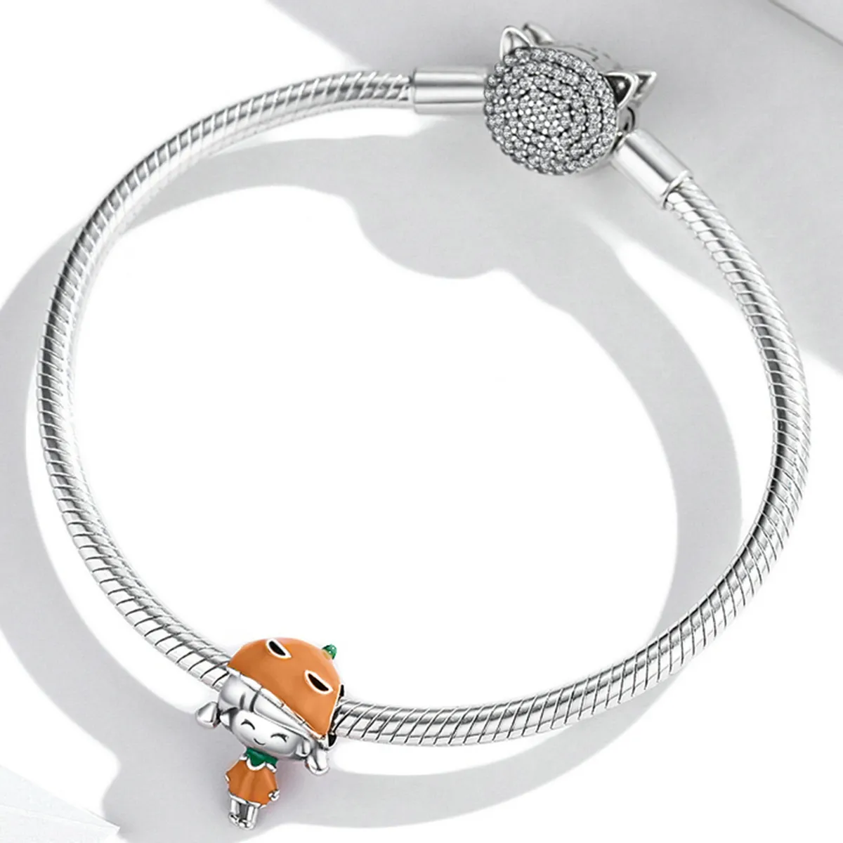 PANDORA Style Pumpkin Girl Charm - SCC2025