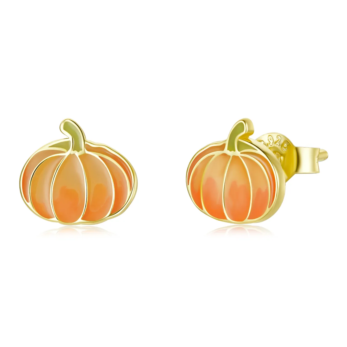 PANDORA Style Pumpkin Stud Earrings - SCE1246