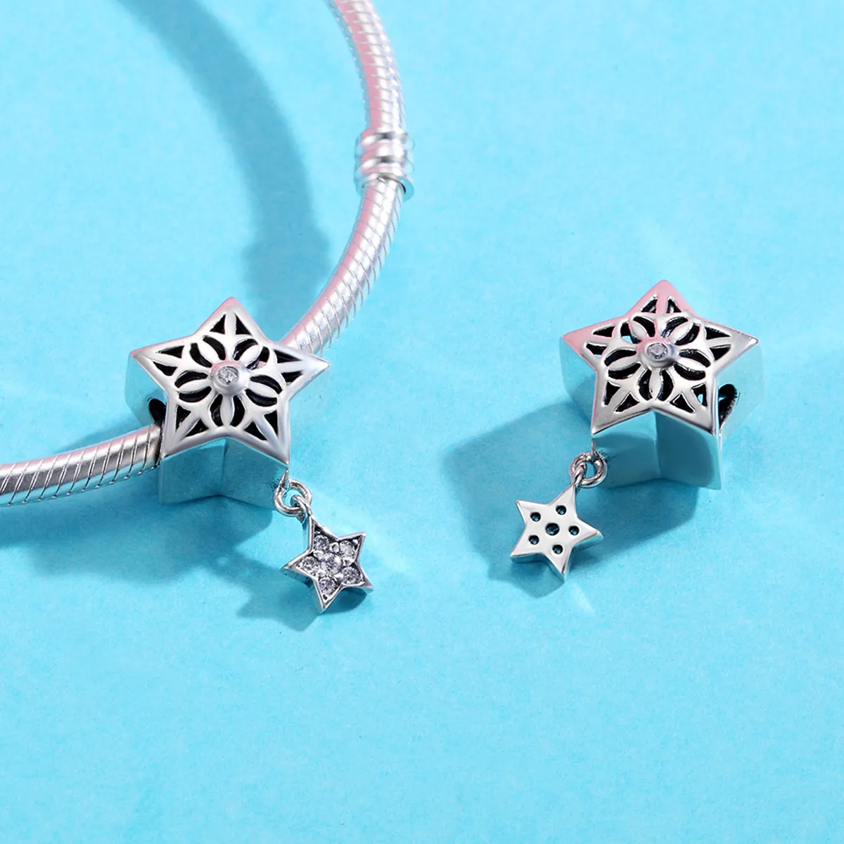 PANDORA Style Snow Star Charm - SCC371