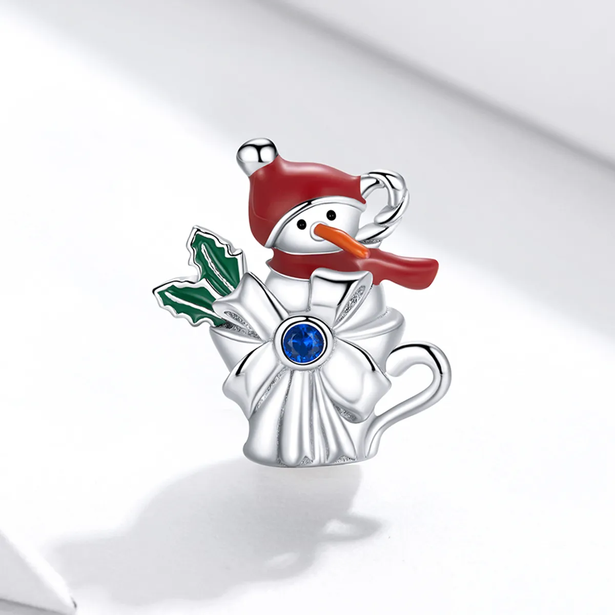 PANDORA Style Snowman Cup Charm - BSC373