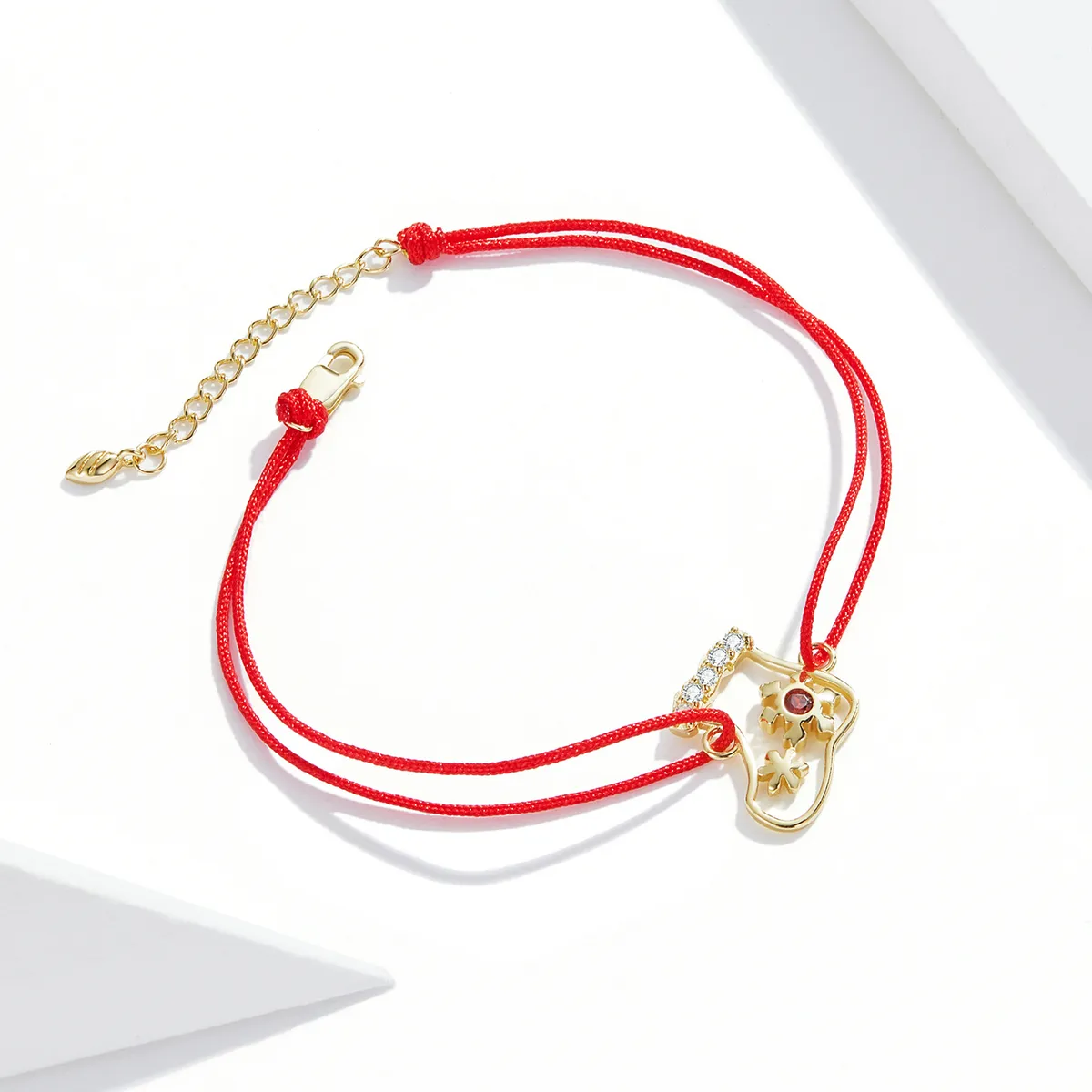 PANDORA Style Christmas Socks Cord Bracelet - SCB225