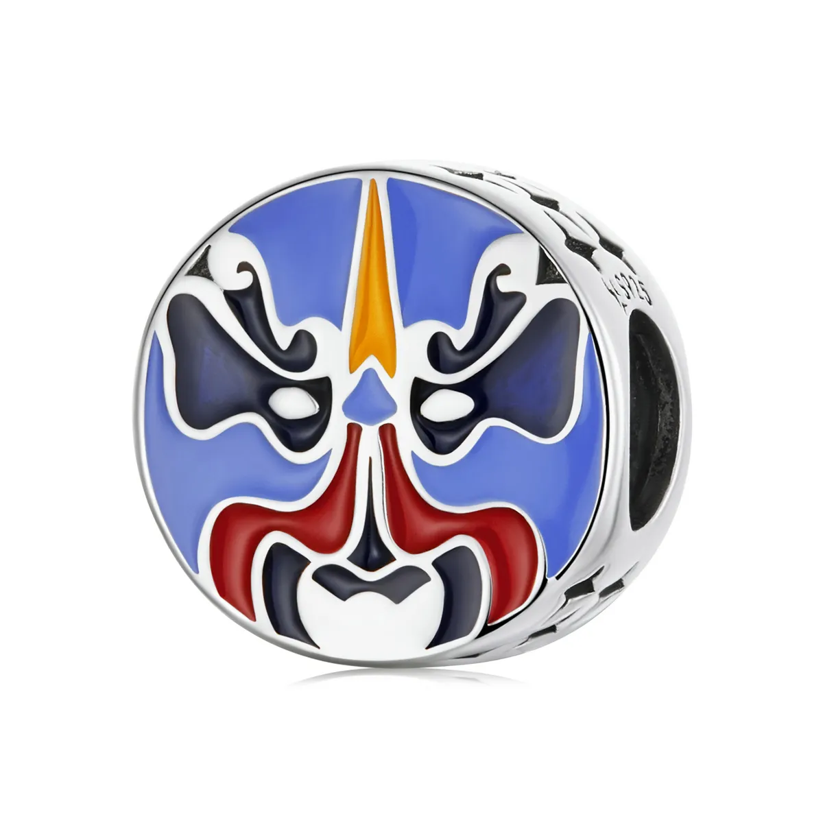 pandora style chinese opera mask charm scc2108