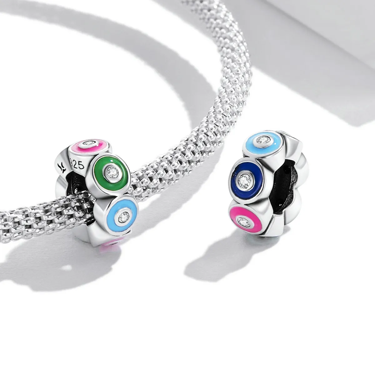 PANDORA Style Colorful Demon Eye Safety Chain - SCC2129