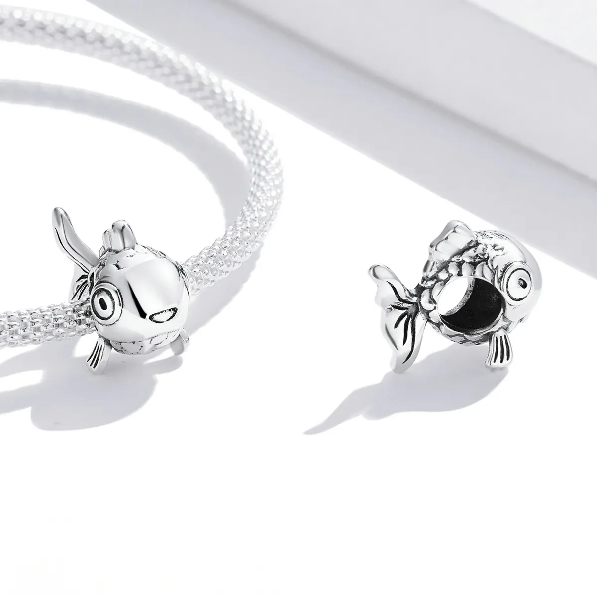 PANDORA Style Cute Goldfish Charm - BSC543