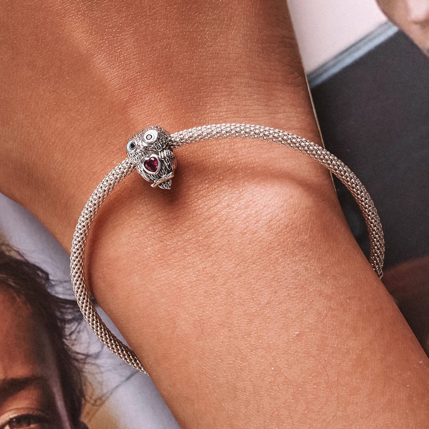 PANDORA Style Cute Owl Charm - SCC2253