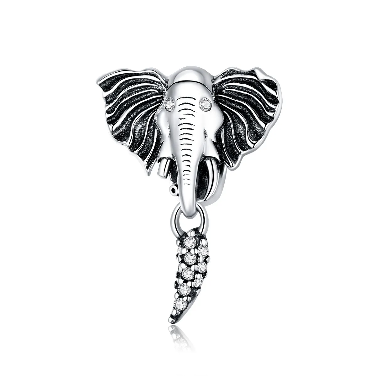 PANDORA Style Elephant With Missing Teeth Charm - SCC1583